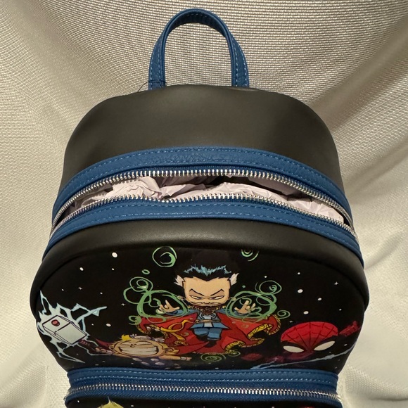 Loungefly Marvel Skottie Young Chibi Group Mini Backpack - Picture 6 of 7